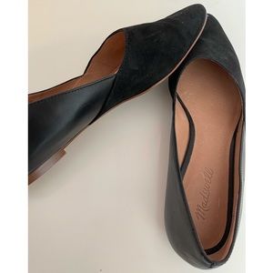 Madewell Lizbeth Leather/Suede Flats